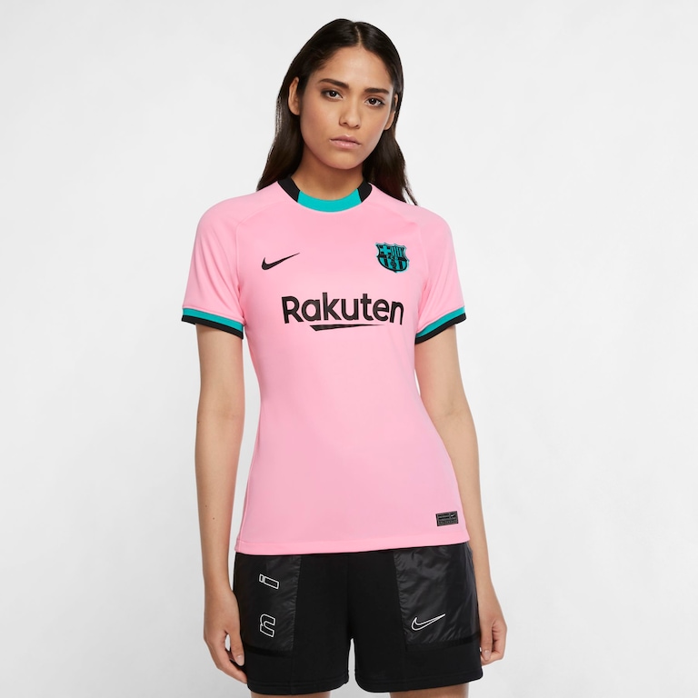 Camisa Nike Barcelona III 2020/21 Torcedora Pro Feminina - Foto 1