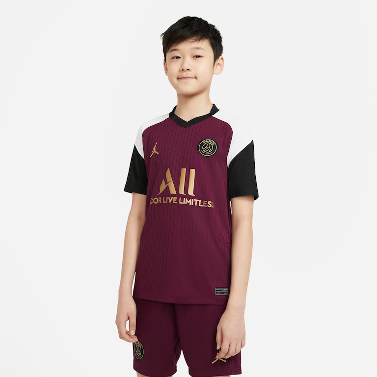 Camisa Nike PSG III 2020/21 Torcedor Pro Infantil - Foto 1