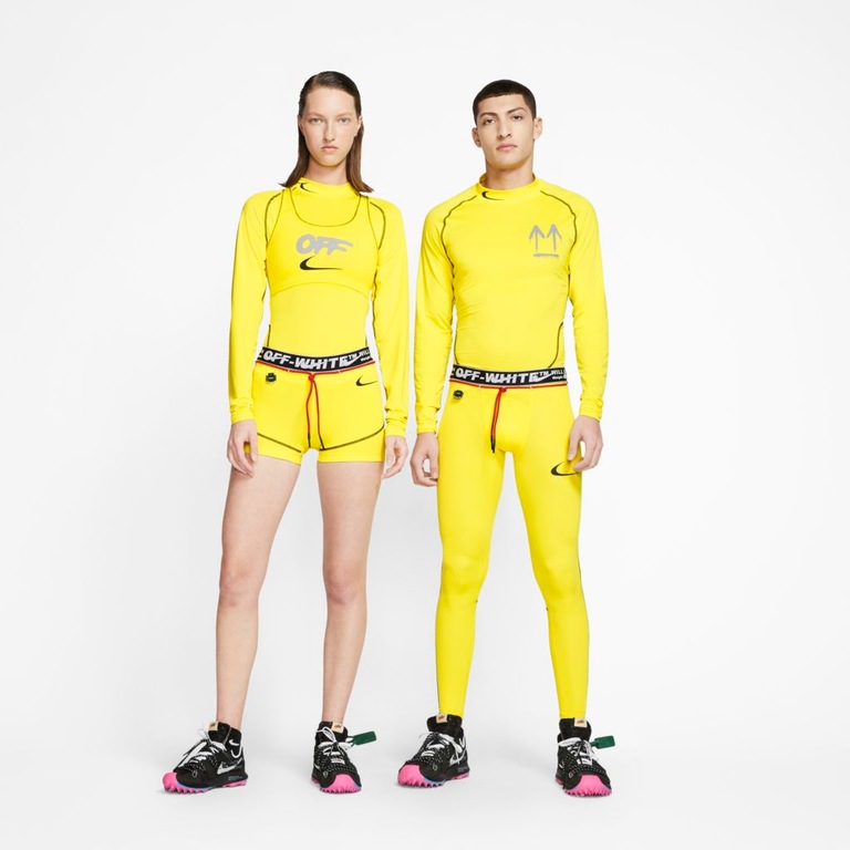 Camiseta Nike x Off-White&trade; Pro Masculina - Foto 8