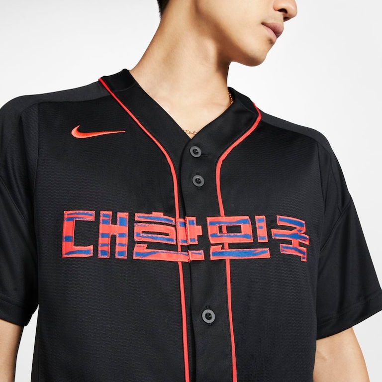 Camisa de Beisebol Nike Coreia Masculina - Foto 3