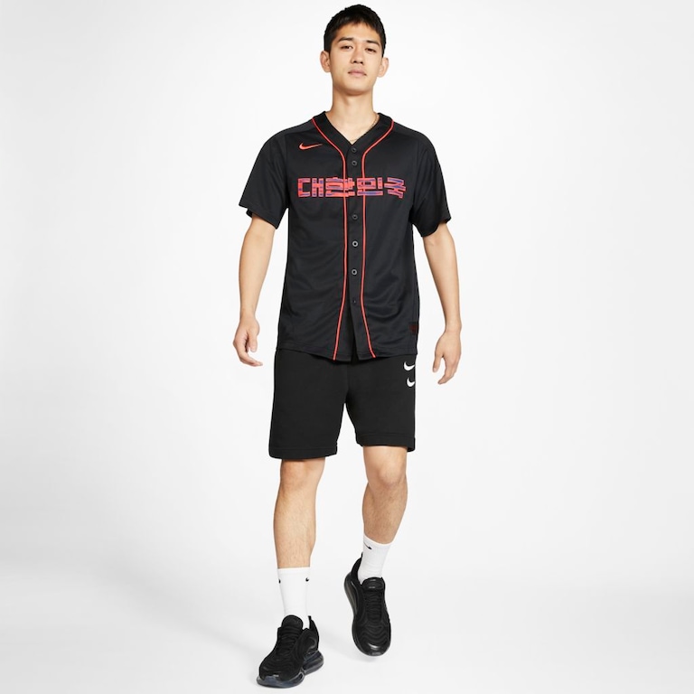 Camisa de Beisebol Nike Coreia Masculina - Foto 6