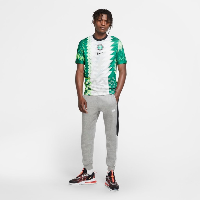 Camisa Nike Nigéria I 2020/21 Torcedor Pro Masculina - Foto 6