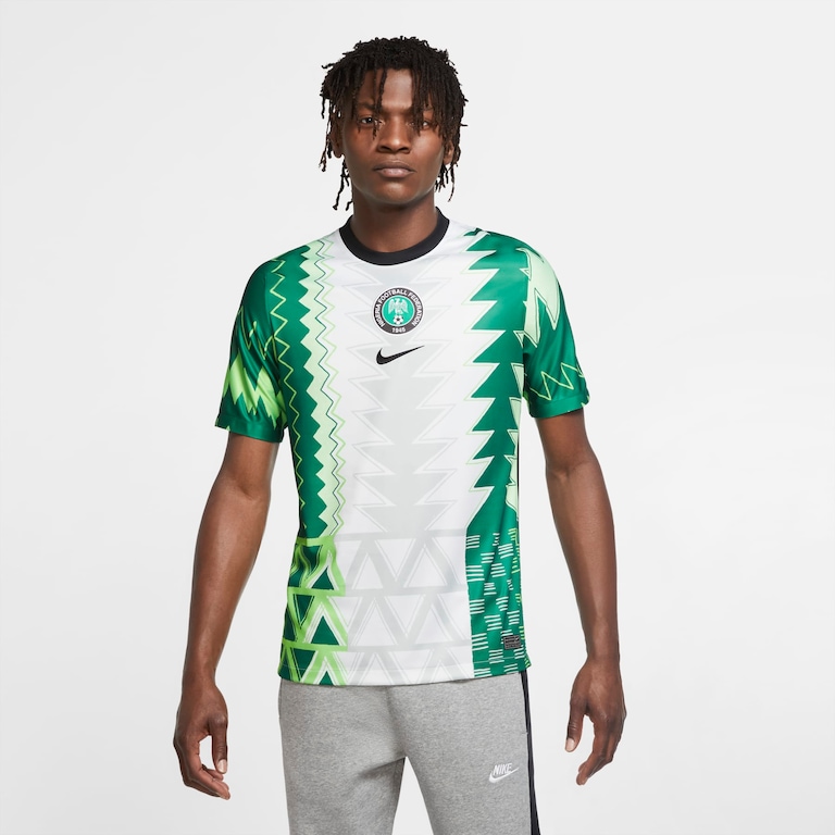 Camisa Nike Nigéria I 2020/21 Torcedor Pro Masculina - Foto 1