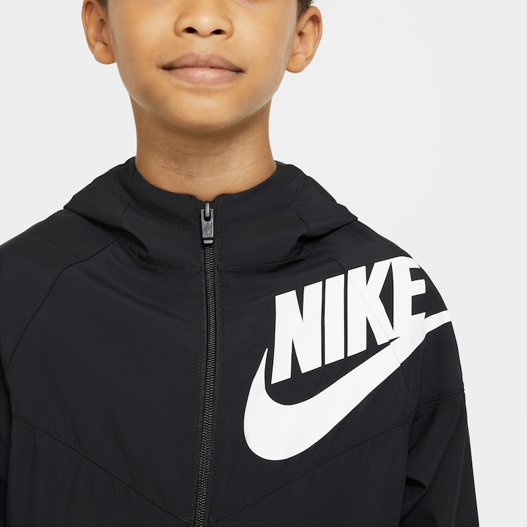 Jaqueta Nike Sportswear Windrunner Infantil - Foto 4