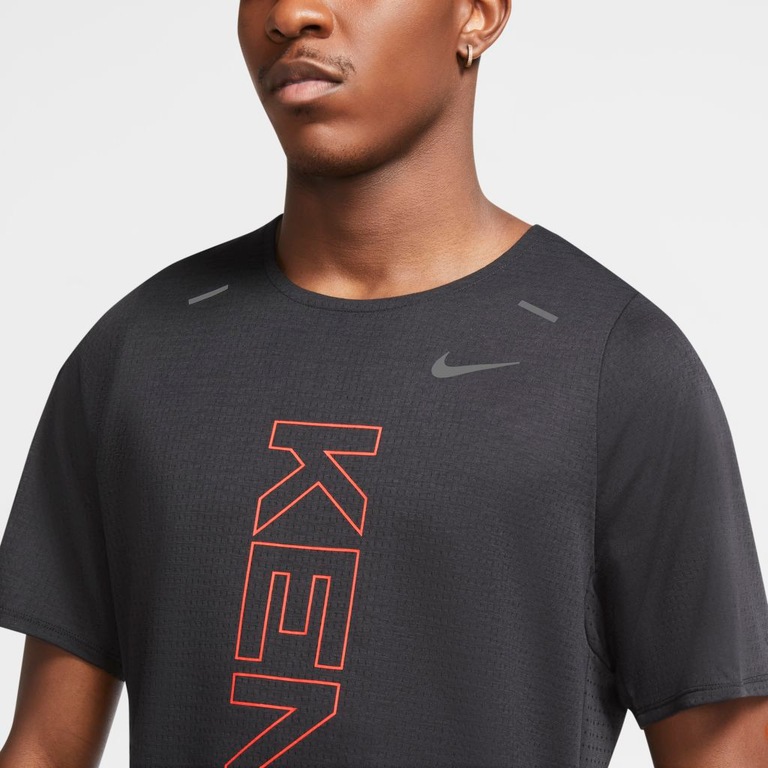 Camiseta Nike Team Kenya Rise 365 Masculina - Foto 3