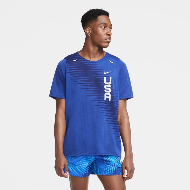 Camiseta Nike Team USA Rise 365 Masculina - Foto 1