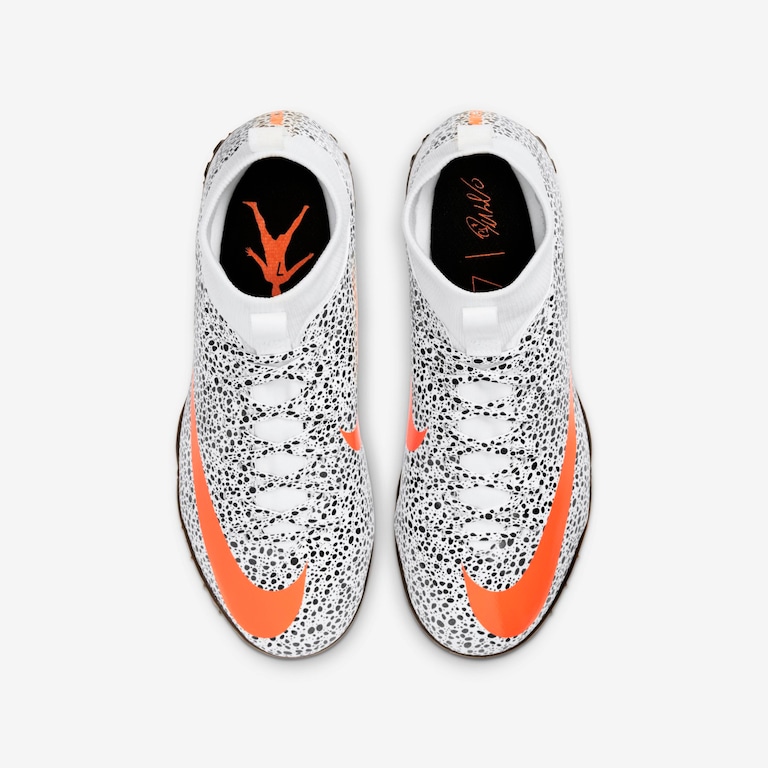 Chuteira Nike Mercurial Superfly 7 Academy CR7 Safari Infantil Society - Foto 4