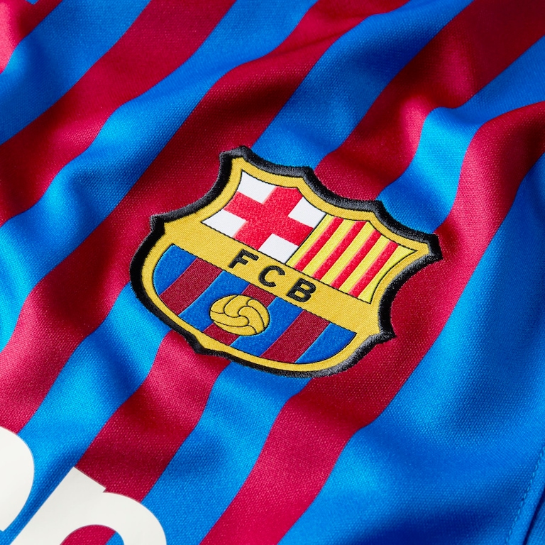 Camisa Nike Barcelona I 2021/22 Torcedor Pro Masculina - Foto 3