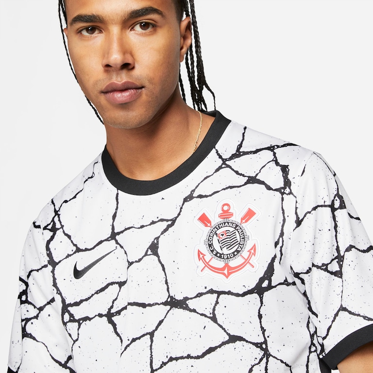 Camisa Nike Corinthians I 2021/22 Torcedor Pro Masculina - Foto 3