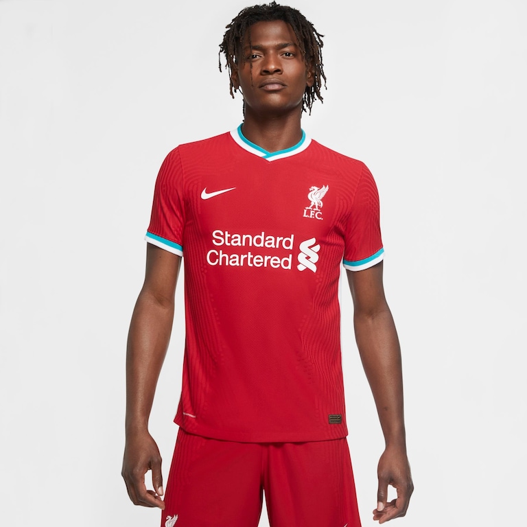 Camisa Nike Liverpool I 2020/21 Jogador Masculina - Foto 1