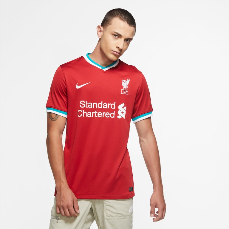 Camisa Nike Liverpool I 2020/21 Torcedor Pro Masculina - Foto 1