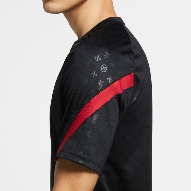 Camisa Nike Liverpool Pré Jogo 2020/21 Masculina - Foto 4