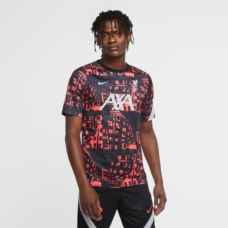 Camisa Nike Liverpool Pré Jogo 2020/21 Masculina - Foto 1