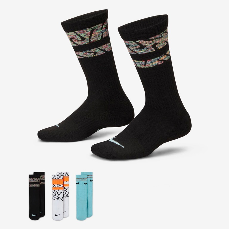 Meia Nike Everyday (3 Pares) Infantil - Foto 1