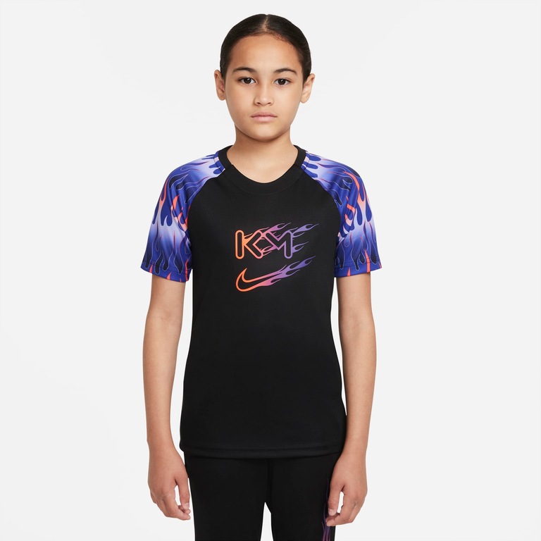 Camiseta Nike Dri-FIT Kylian Mbappé Infantil - Foto 1