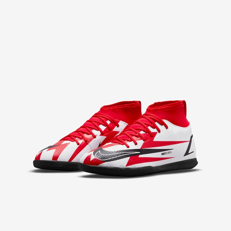 Chuteira Nike Mercurial Superfly 8 Club CR7 Infantil Futsal - Foto 5
