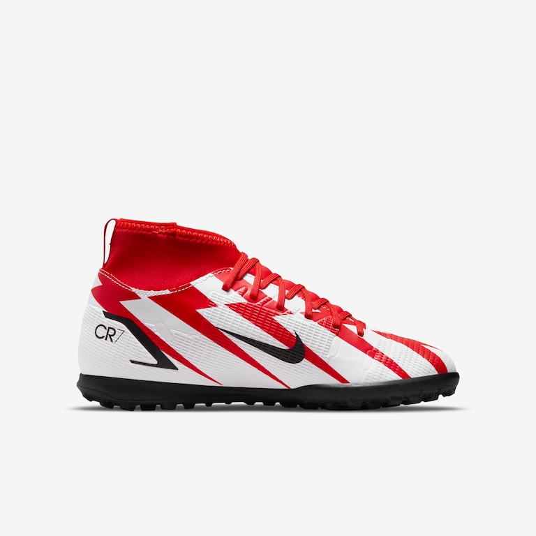 Chuteira Nike Mercurial Superfly 8 Club CR7 Infantil Society - Foto 3