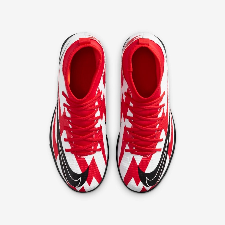 Chuteira Nike Mercurial Superfly 8 Club CR7 Infantil Society - Foto 4