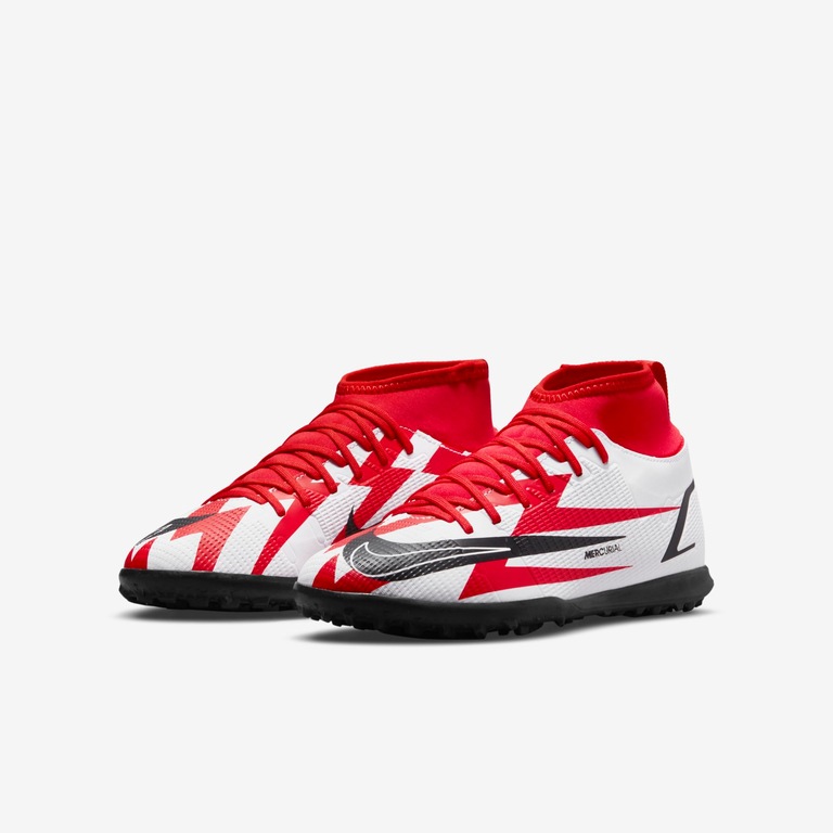 Chuteira Nike Mercurial Superfly 8 Club CR7 Infantil Society - Foto 5