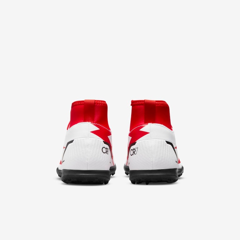 Chuteira Nike Mercurial Superfly 8 Club CR7 Infantil Society - Foto 6