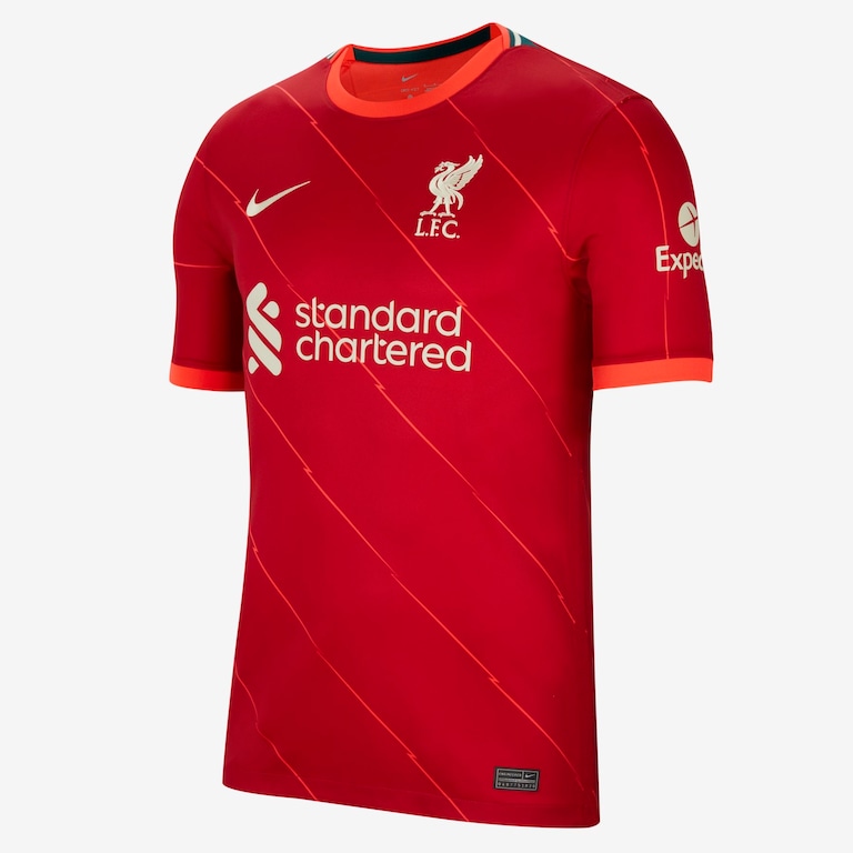 Camisa Nike Liverpool I 2021/22 Torcedor Pro Masculina - Foto 1