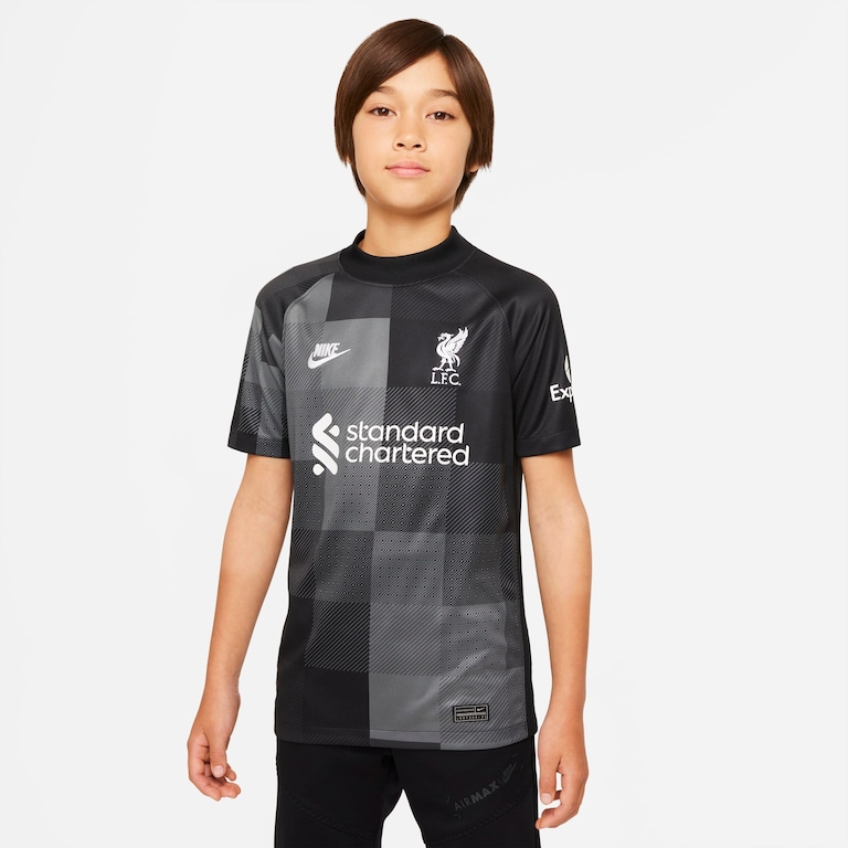 Camisa de Goleiro Liverpool  2021/22 Torcedor Pro Infantil - Foto 1