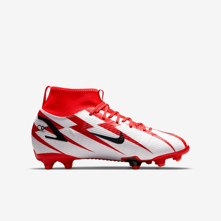 Chuteira Nike Mercurial Superfly 8 Academy CR7 Infantil Campo - Foto 3