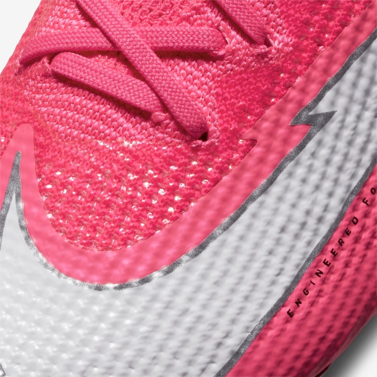 Chuteira Nike Mercurial Vapor 13 Elite Mbappé Rosa Campo - Foto 8