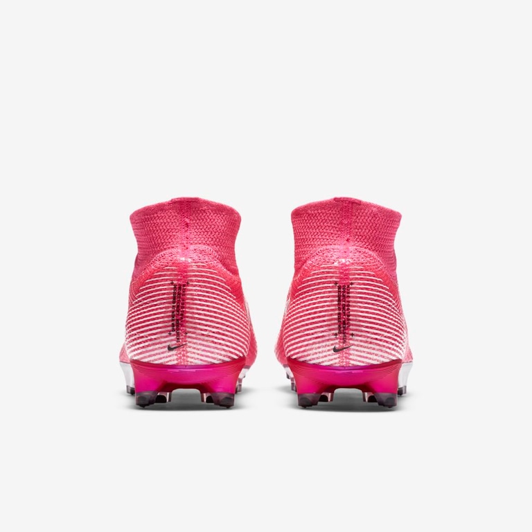 Chuteira Nike Mercurial Superfly 7 Elite Mbappé Rosa Campo - Foto 6