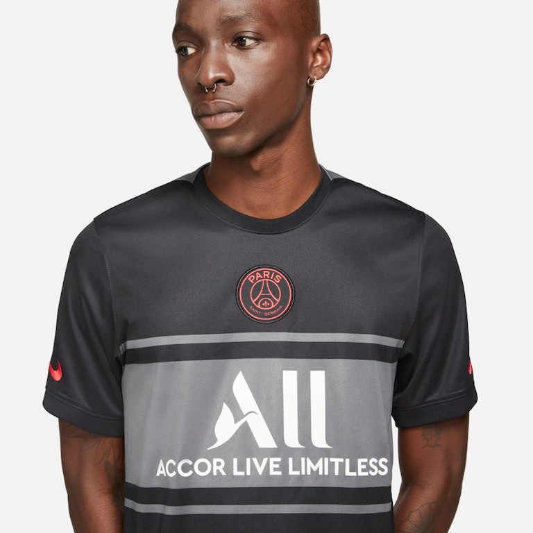 Camiseta Nike PSG III 2021/22 Torcedor Pro Masculina - Foto 3