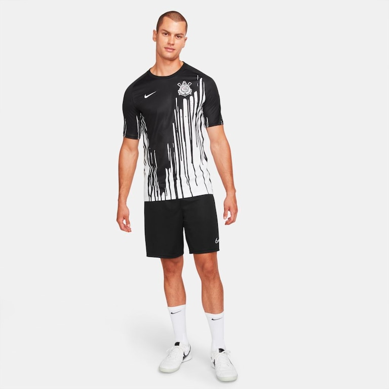 Camiseta Nike Pre Match Corinthians Masculina - Foto 5