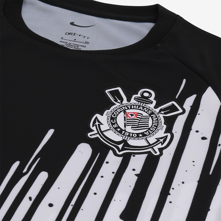 Camiseta Nike Corinthians Pre Match Feminina - Foto 3