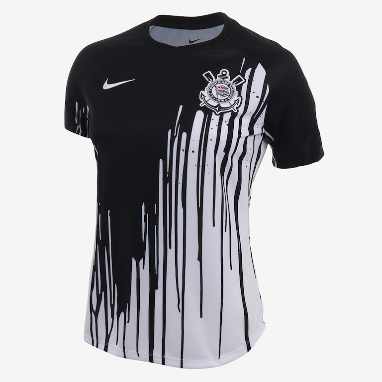 Camiseta Nike Corinthians Pre Match Feminina - Foto 1
