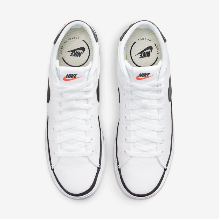 Tênis Nike Court Legacy Canvas Mid Masculino - Foto 4