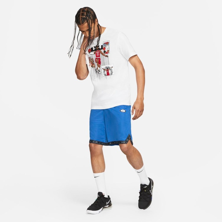 Camisa Nike Lakers LeBron Logo Masculina - Foto 4