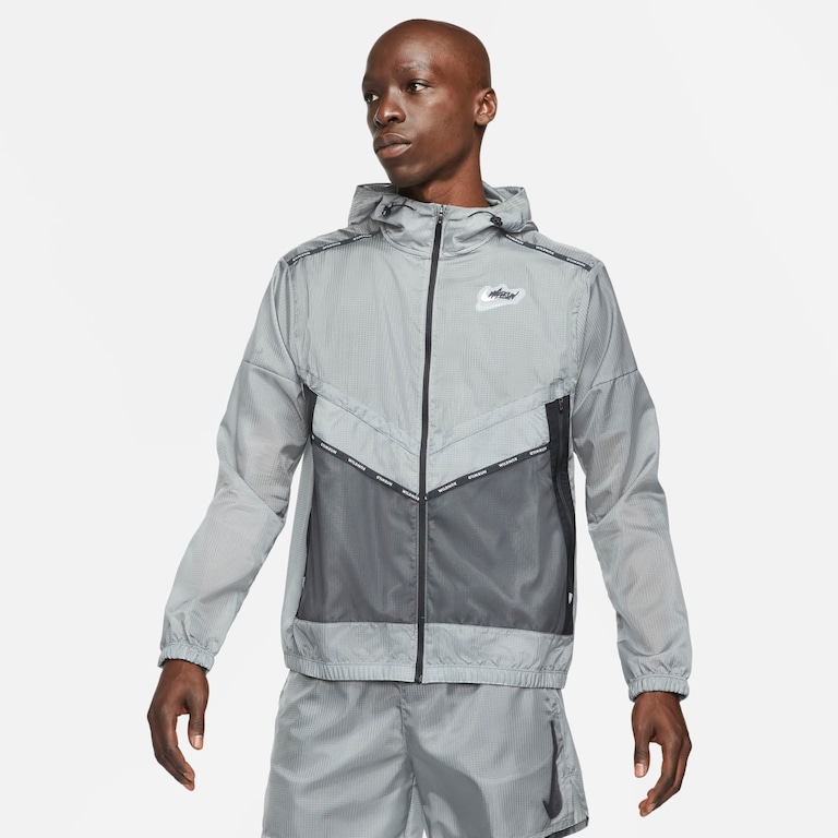 Jaqueta Nike Repel Wild Run Windrunner Masculina - Foto 1