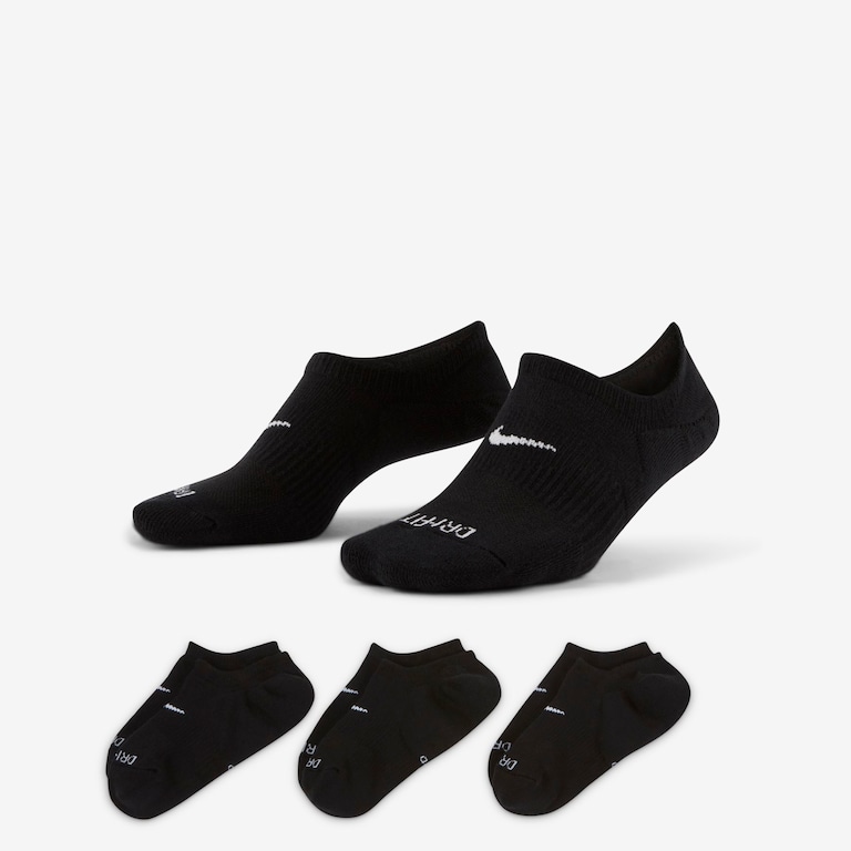 Meia Nike Everyday Plus Cushioned (3 Pares) Feminina - Foto 1