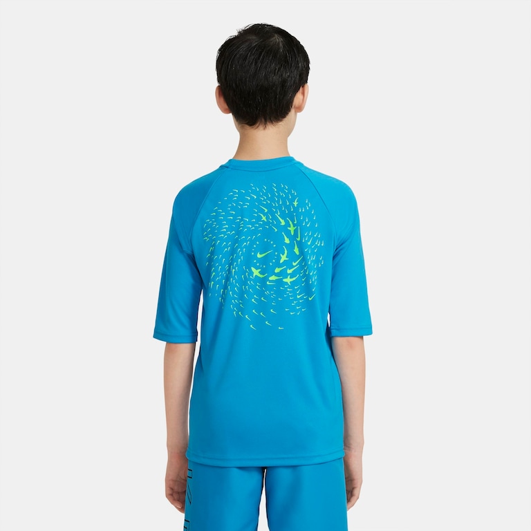 Camiseta Nike Hydroguard Shark UV Infantil - Foto 2