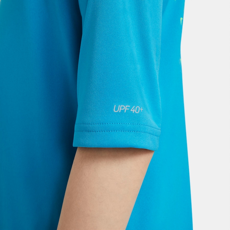 Camiseta Nike Hydroguard Shark UV Infantil - Foto 4
