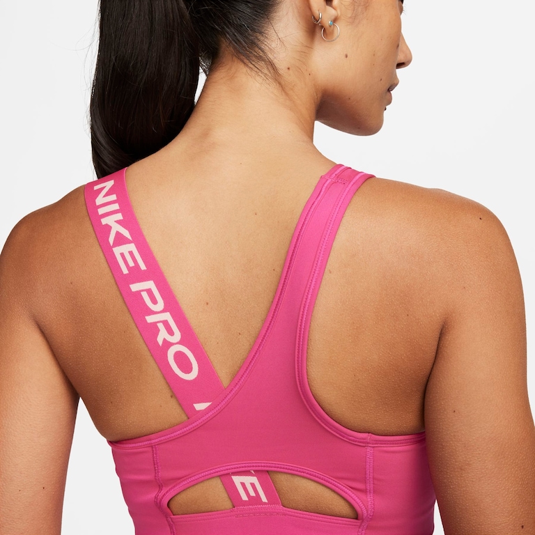 Top Nike Pro Swoosh Feminino - Foto 5