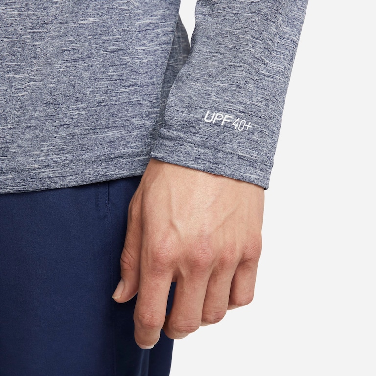 Camiseta Nike Hydroguard Heather UV Masculina - Foto 4