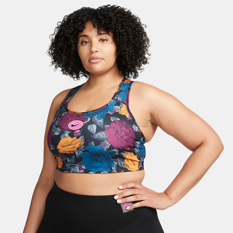 Top Nike Dri-FIT Swoosh Icon Clash Feminino - Foto 1