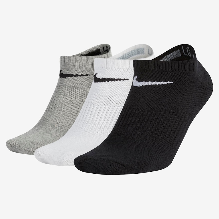 Meia Nike Performance Lightweight (3 Pares) Unissex - Foto 1