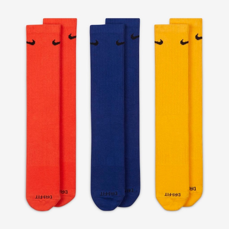 Meia Nike Everyday Plus Lightweight Masculina (3 Pares) - Foto 2