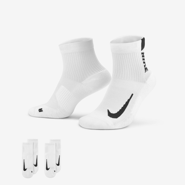 Meia Nike Multiplier (2 Pares) Unissex - Foto 1