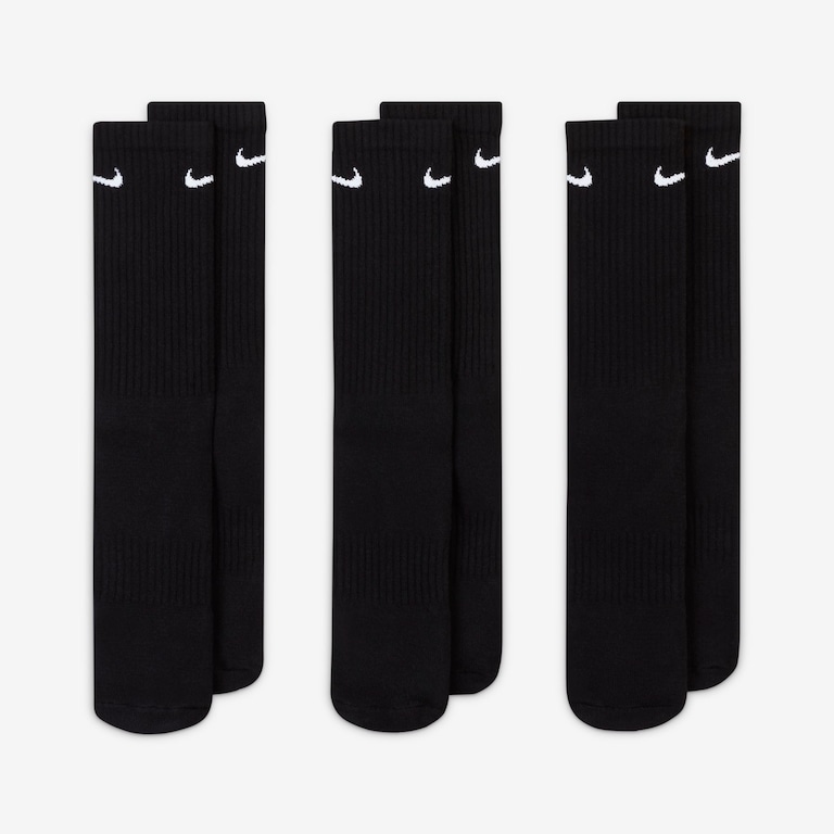 Meia Nike Everyday Cushioned (3 Pares) Unissex - Foto 2