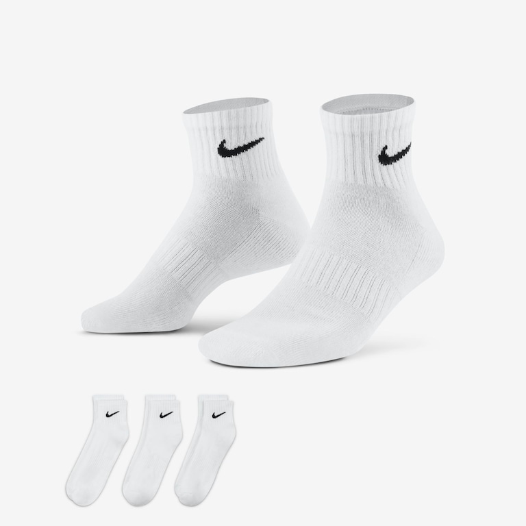 Meia Nike Everyday Cushion (3 pares) Unissex - Foto 1