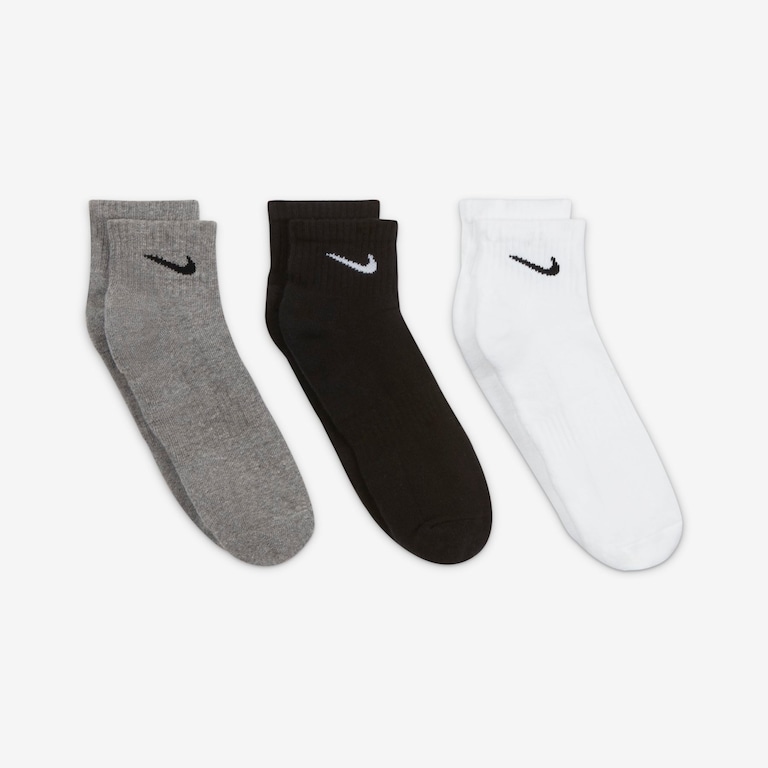 Meia Nike Everyday Cushion (3 pares) Unissex - Foto 3