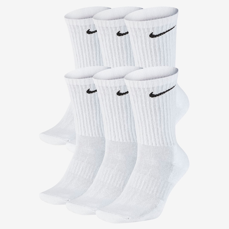 Meia Nike Everyday Cushioned (6 Pares) Masculina - Foto 1