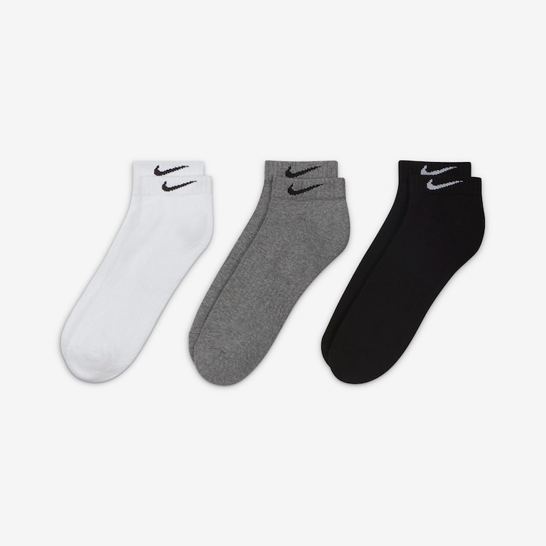 Meia Nike Everyday Cushion (3 pares) Unissex - Foto 2